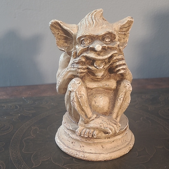 Other - Charming Ceramic Gargoyle Statue  6in By 4 In